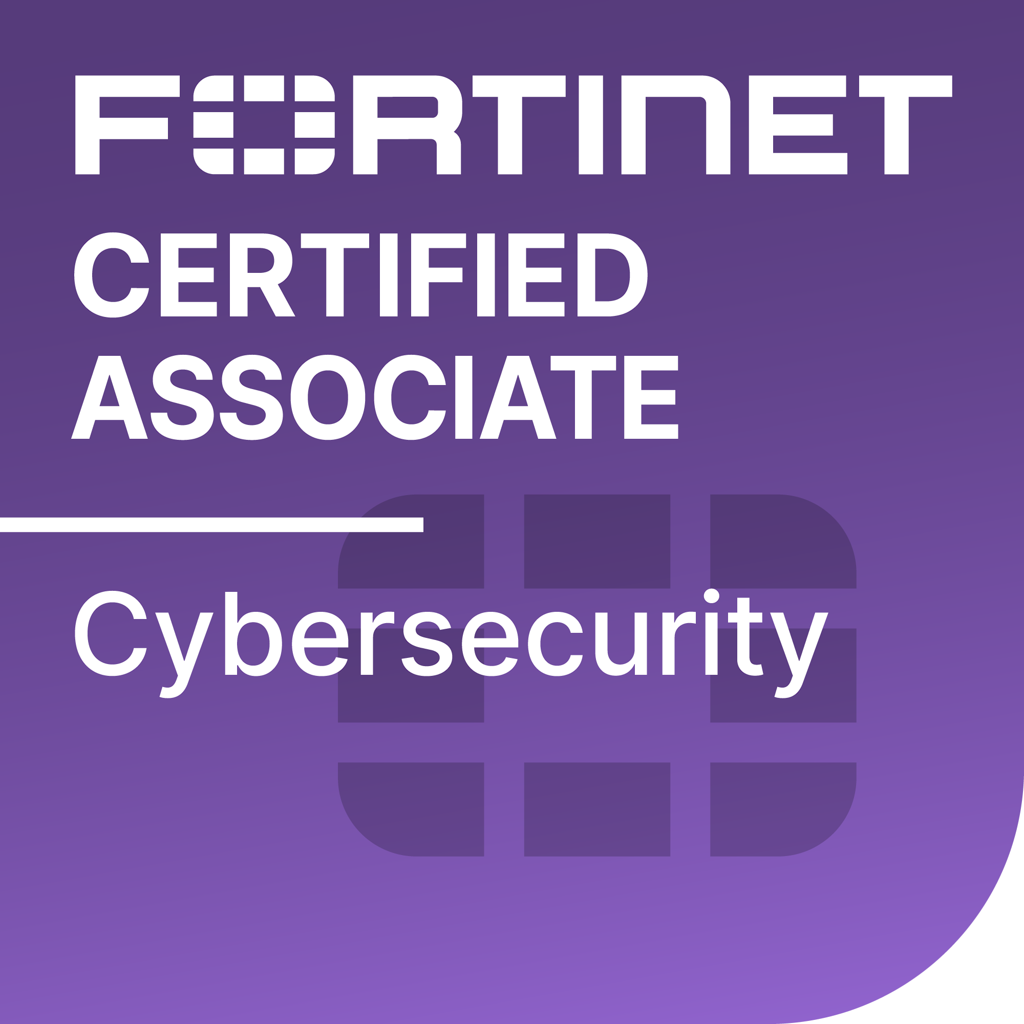 FCA — Fortinet Certified Associate - Cybersecurity